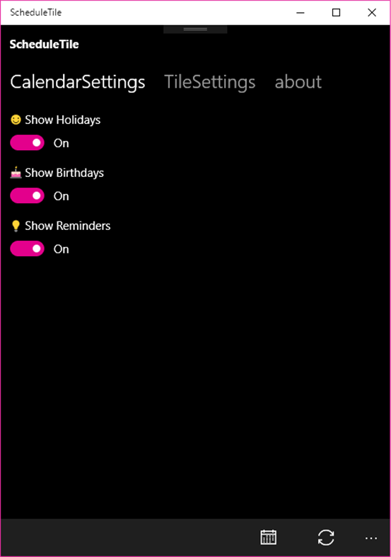 #2. ScheduleTile (Windows) 由: yunma