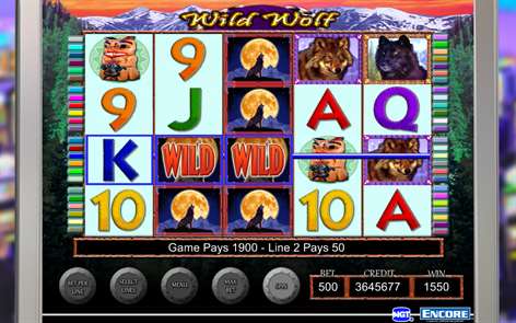 IGT Slots Wild Wolf Screenshots 1