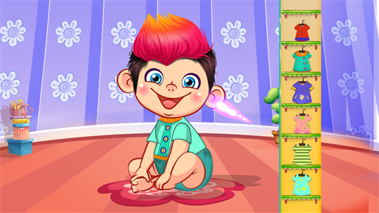 Super Cute Baby Girl Care - Fun Learning Care Game For Kids screenshot 2