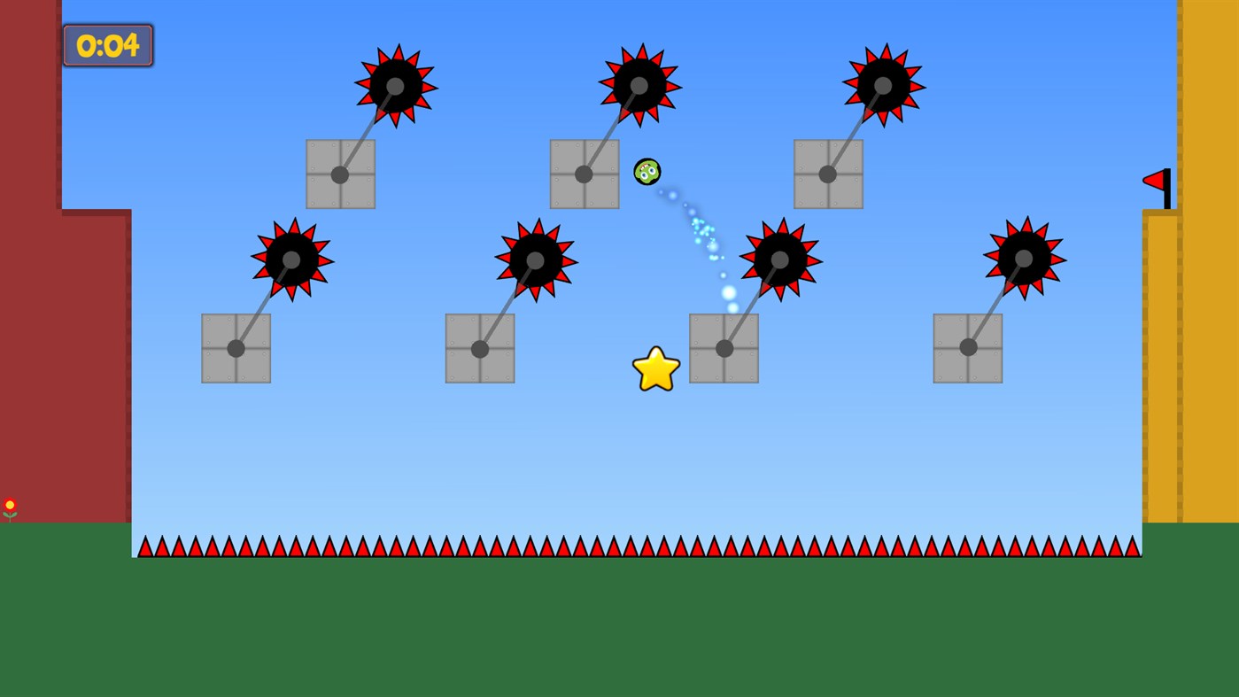 #7. Super Jumpy Ball Premium - A Platform Puzzle (Windows) Podle: Pretty Fly Games