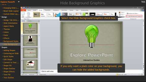 Explore PowerPoint Screenshots 2