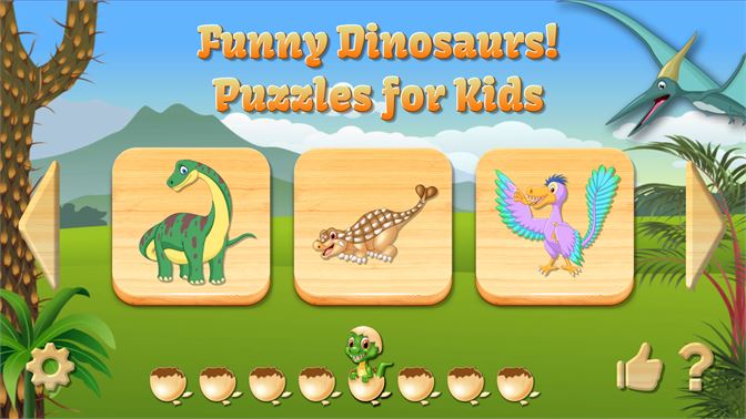 T-Rex 🦖 Dino Games For Kids Free: Jurassic Dinos, Puzzle, Matching Game &  Sounds – האפליקציה הרשמית ב- Microsoft Store.