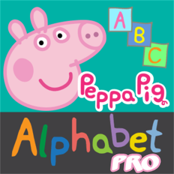 Peppa Pig Alphabet Pro Xbox Series X|S and Xbox One cover art
