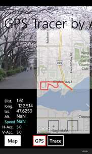 GPS Tracer free screenshot 1
