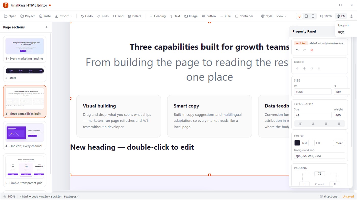 #7. FinalPass HTML Editor (Windows) بواسطة: ZeroVerge