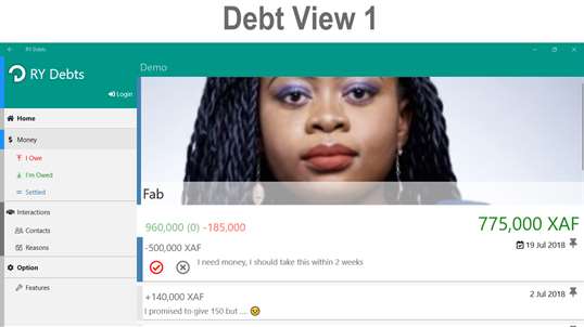 RY Debts screenshot 2