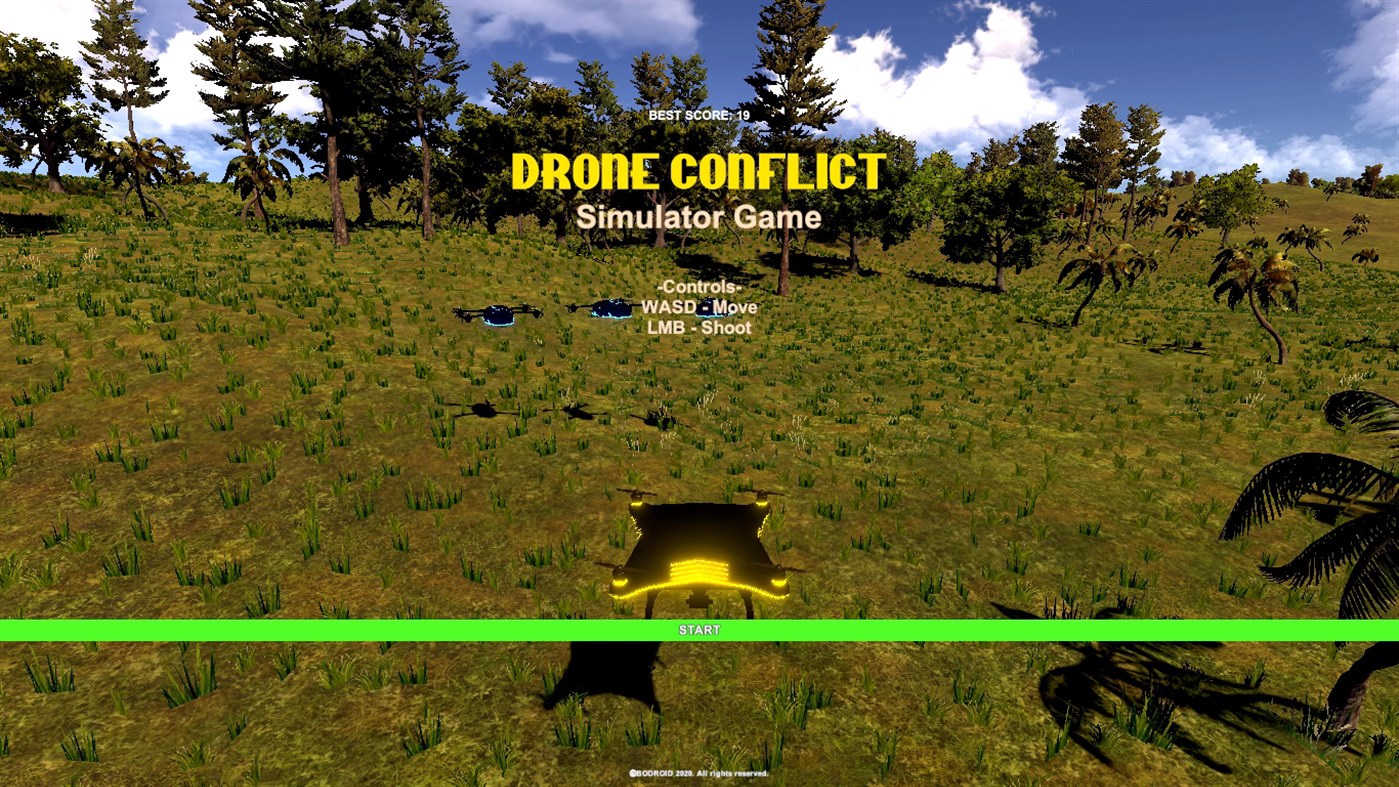 #1. Drone Conflict Simulator Game (Windows) Por: x