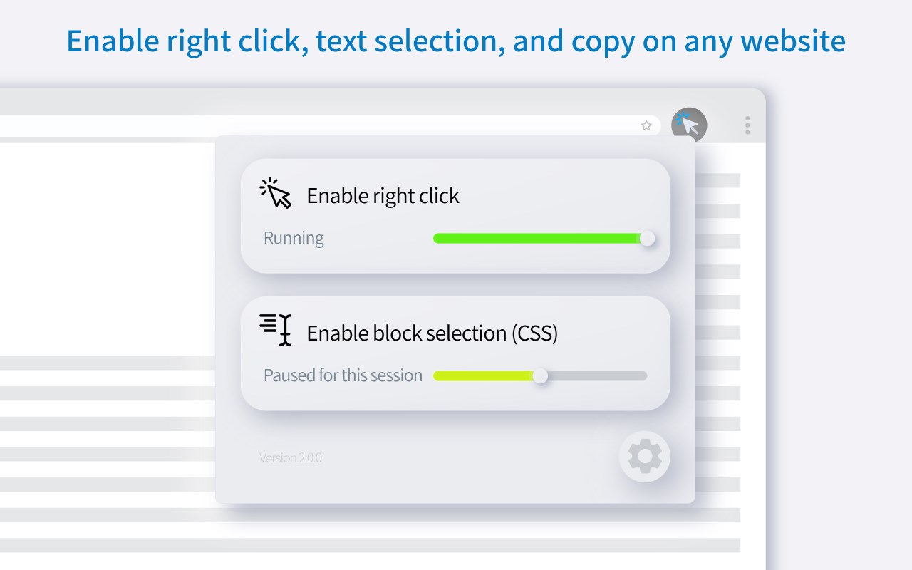 Absolute enable right click copy.