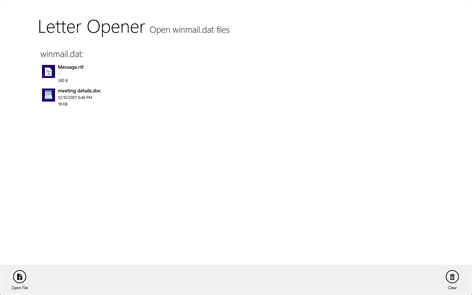 Winmail.dat Viewer - Letter Opener Screenshots 1