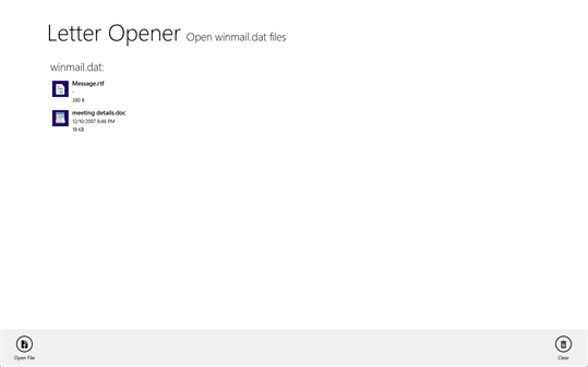 Winmail.dat Viewer - Letter Opener screenshot 1