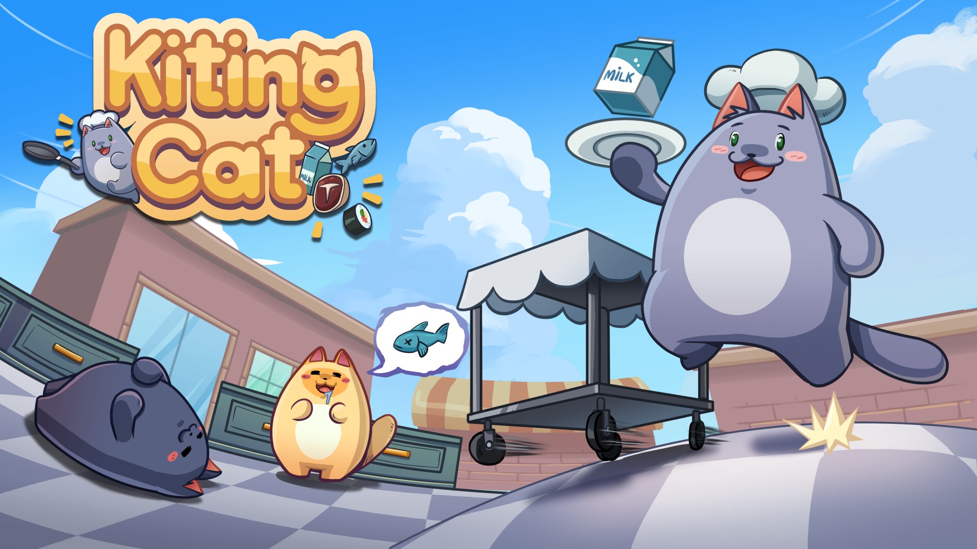 Prepare dishes and solve puzzles in this cat restaurant!