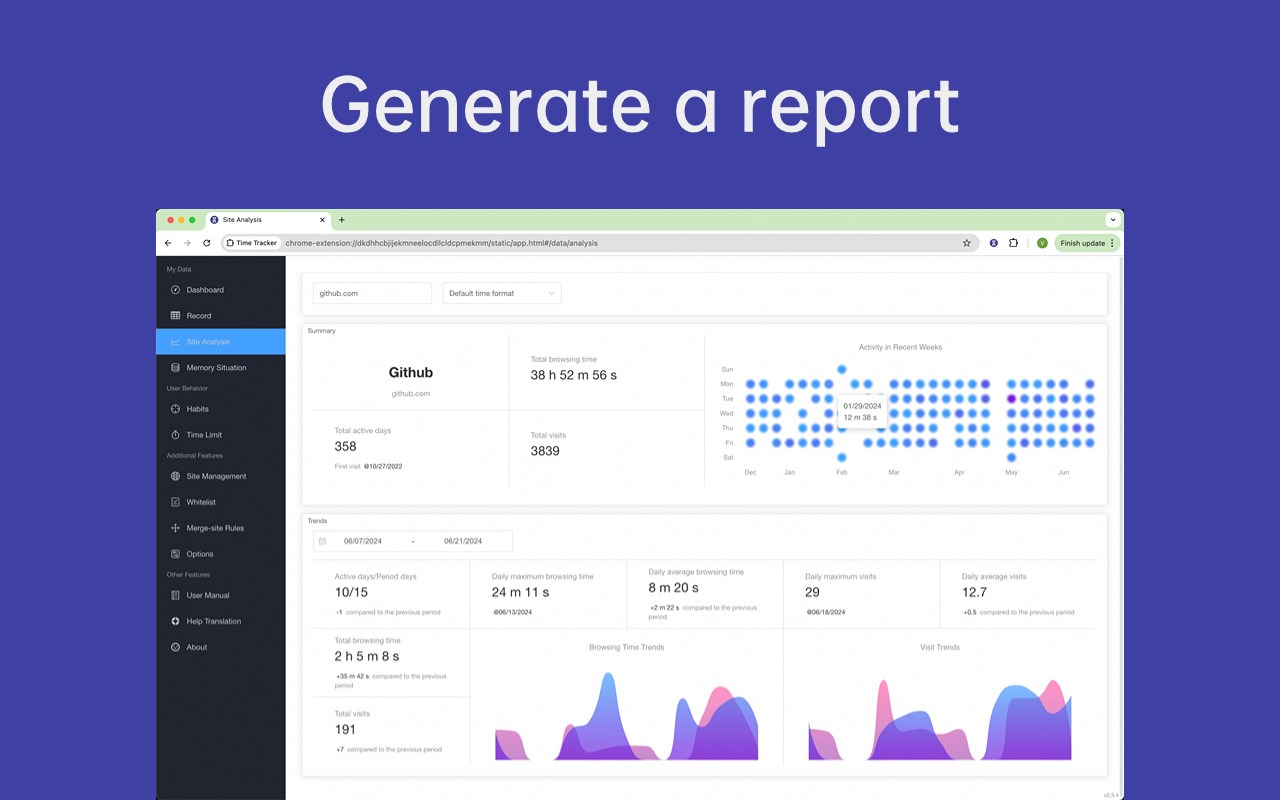 Time Tracker - Web Habit Builder