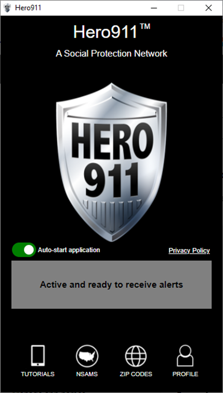 #1. Hero911 Desktop (Windows) De: Guard911, LLC