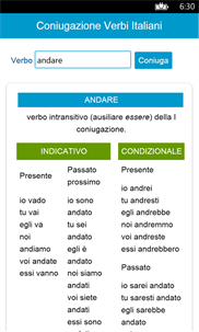 Verbi Italiani screenshot 1