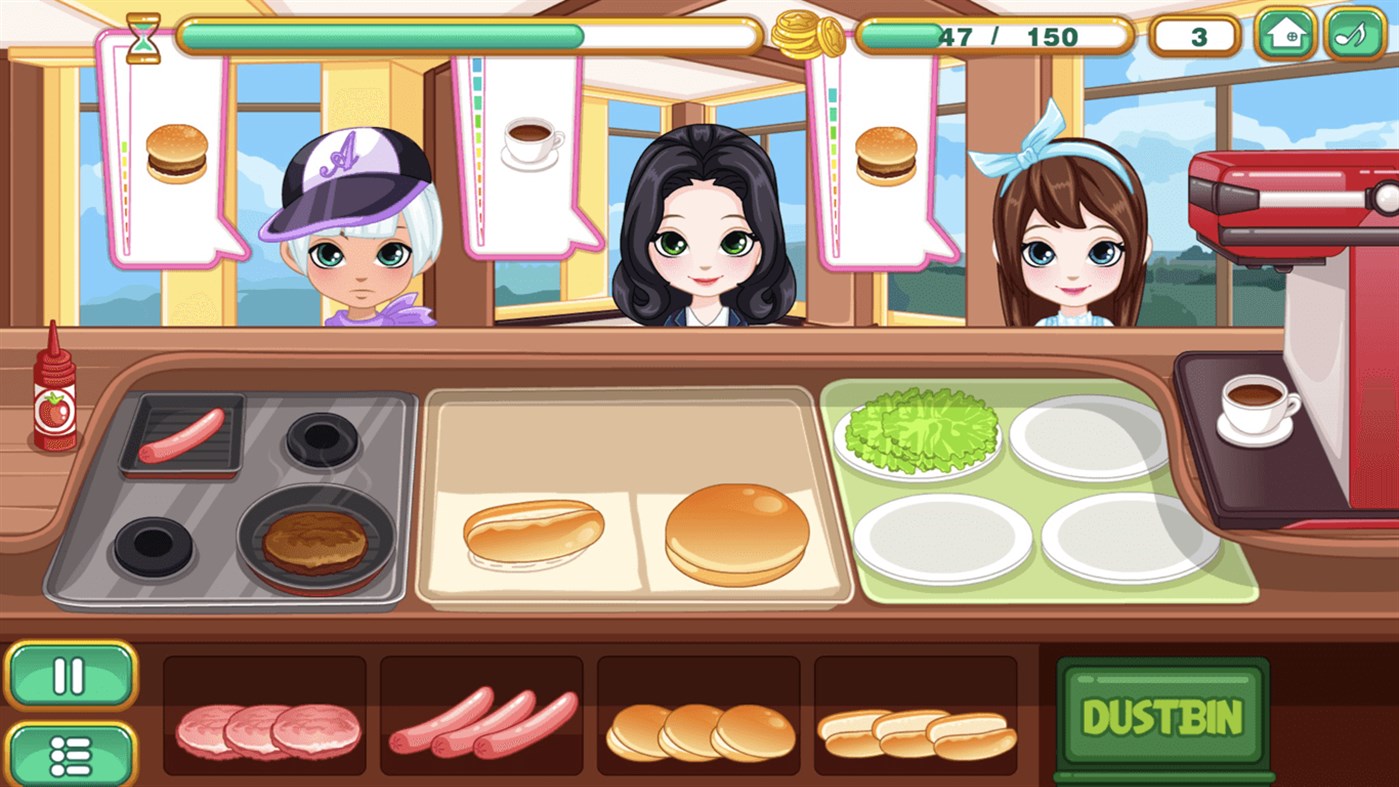 #1. Burger Hotdog Shop Simulator (Windows) 来自: JiMing