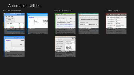 Automation Software Utilities screenshot 1