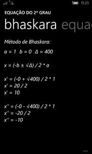 Equação do 2º Grau screenshot 3