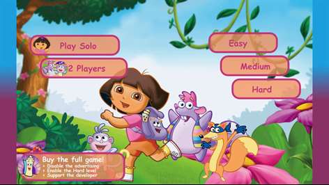 Dora the Explorer Memory Game Screenshots 1