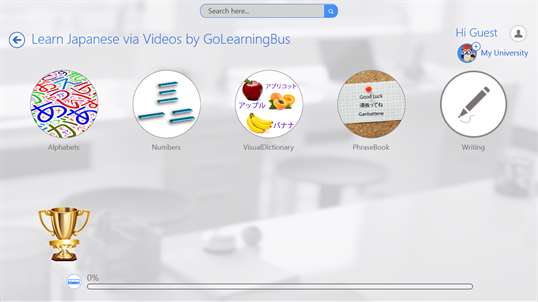 Learn Japanese via videos by GoLearningBus screenshot 3