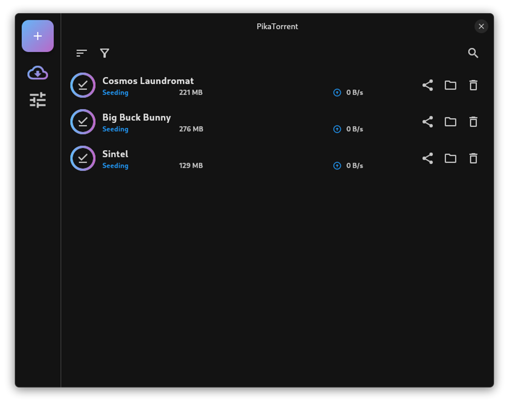 #2. PikaTorrent (Windows) Bởi: G_Ray