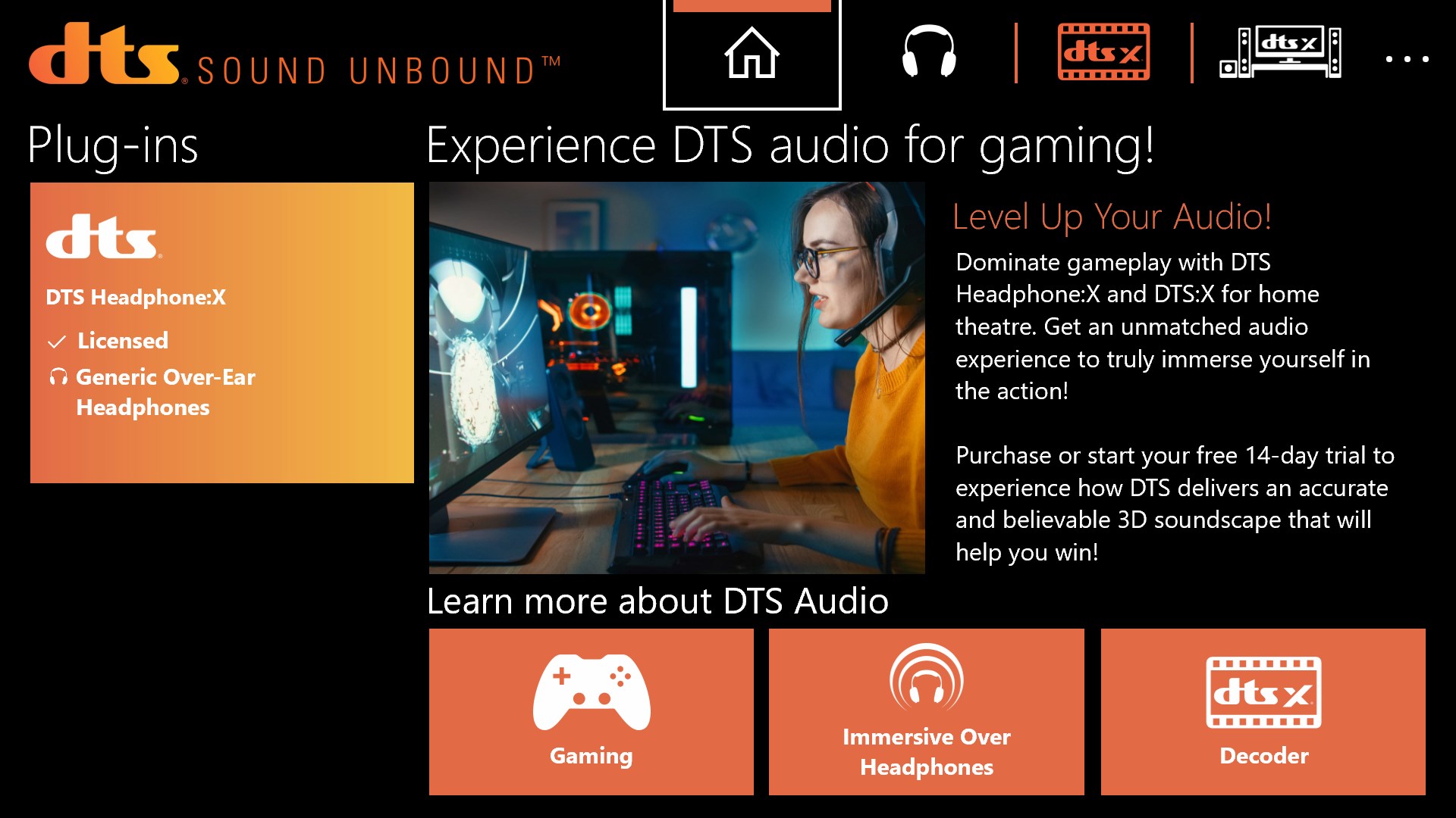 DTS Sound Unbound screenshot