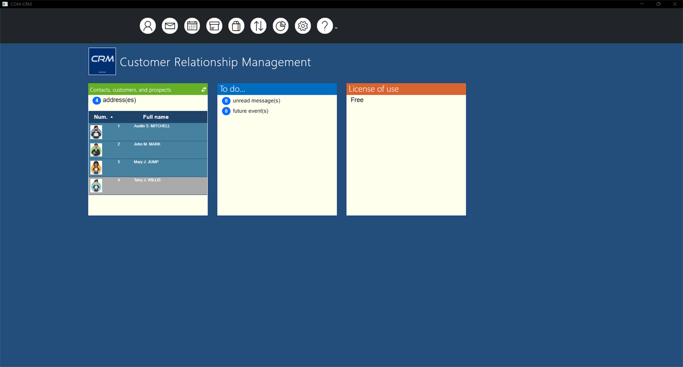 #1. COM-CRM (Windows) De: COM-ADD