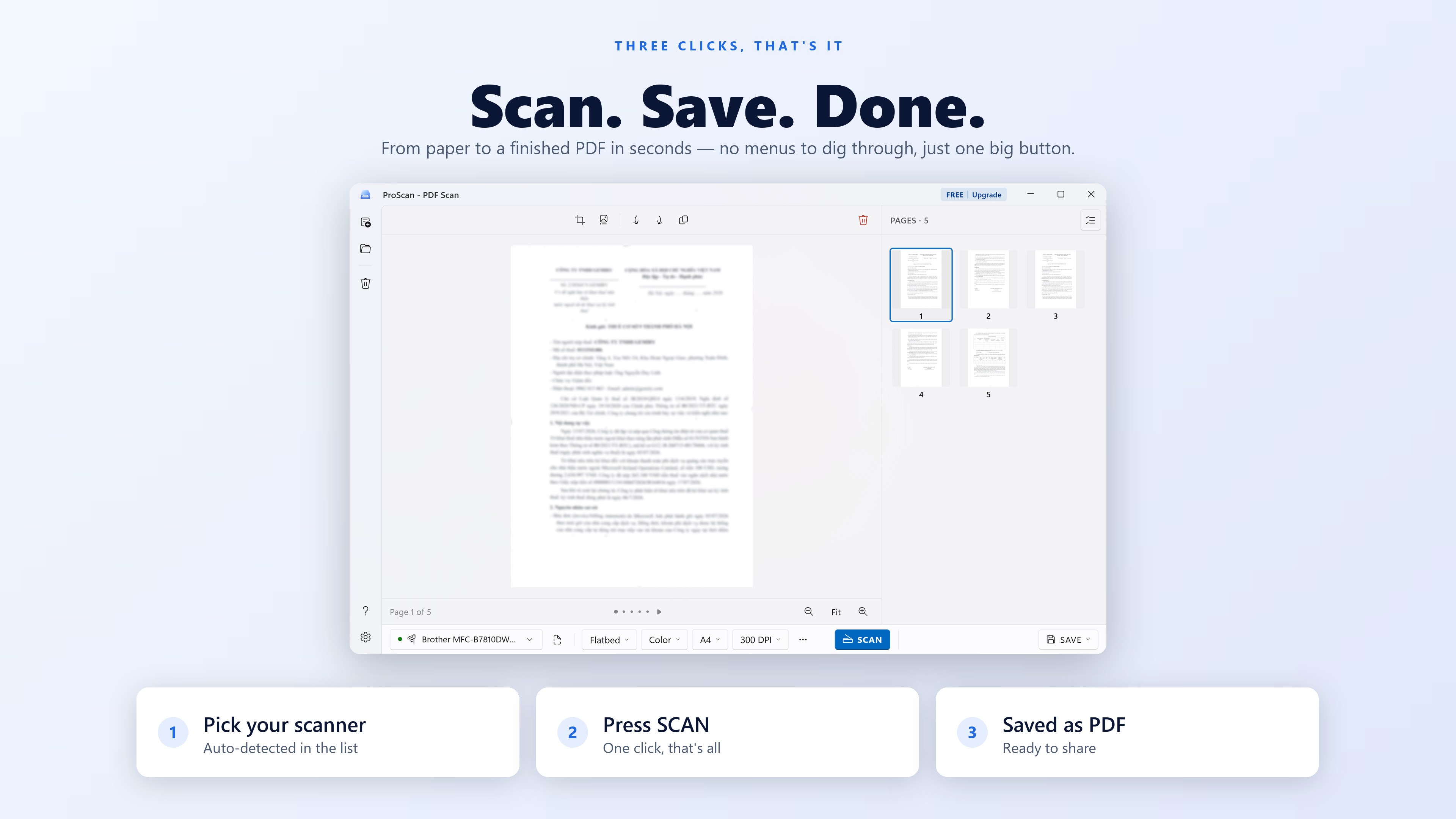 ProScan - Scan Document, PDF Scanner screenshot