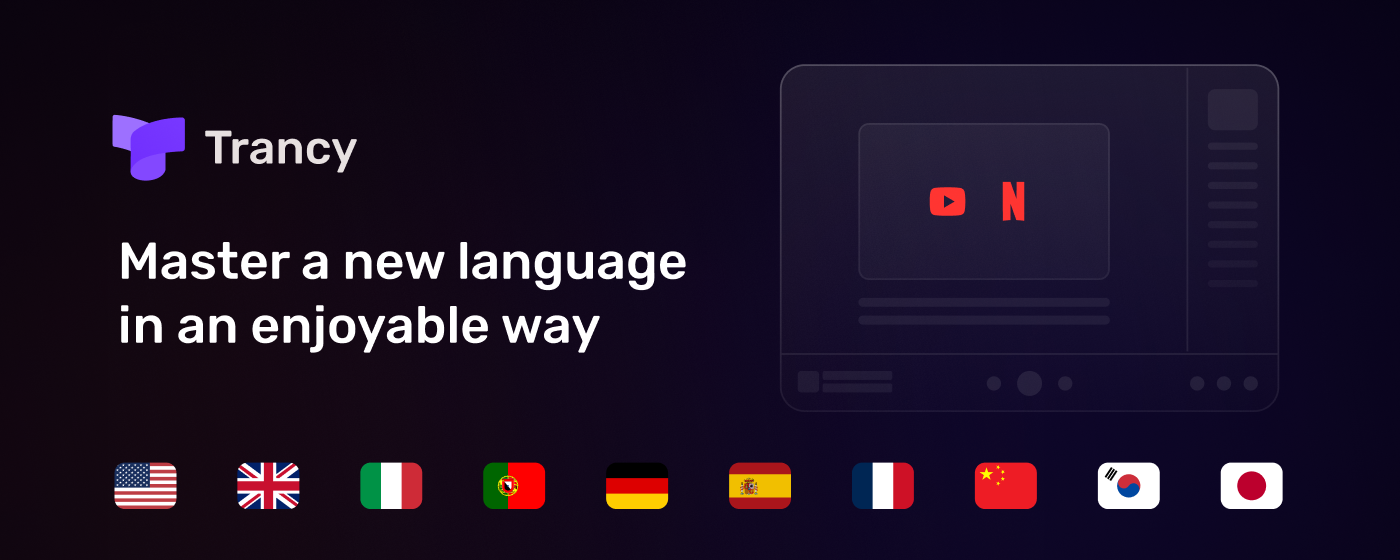 AI Subtitles & Immersive Translate - Trancy marquee promo image