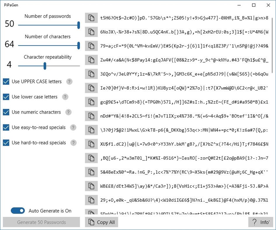 #3. PiPaGen (Windows) 由: Garry Patchett