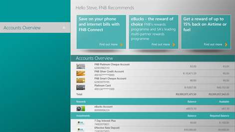 FNB Banking App Screenshots 2