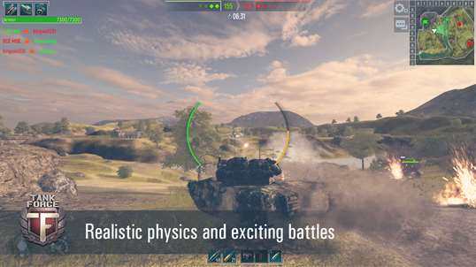 Tank Force: 3D Tank Games screenshot 1