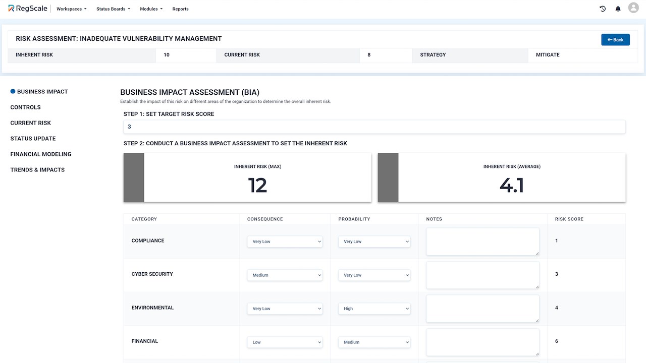Snapshot 5 of RegScale - Continuous Controls Monitoring