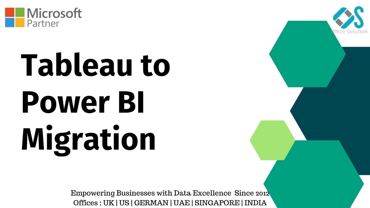 Snapshot 1 of Office Solution Migration Assistant for Tableau to Power BI