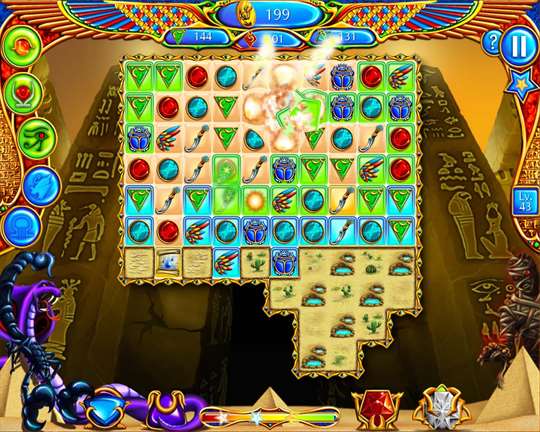 LEGEND OF EGYPT - JEWELS OF THE GODS - MATCH 3 screenshot 4
