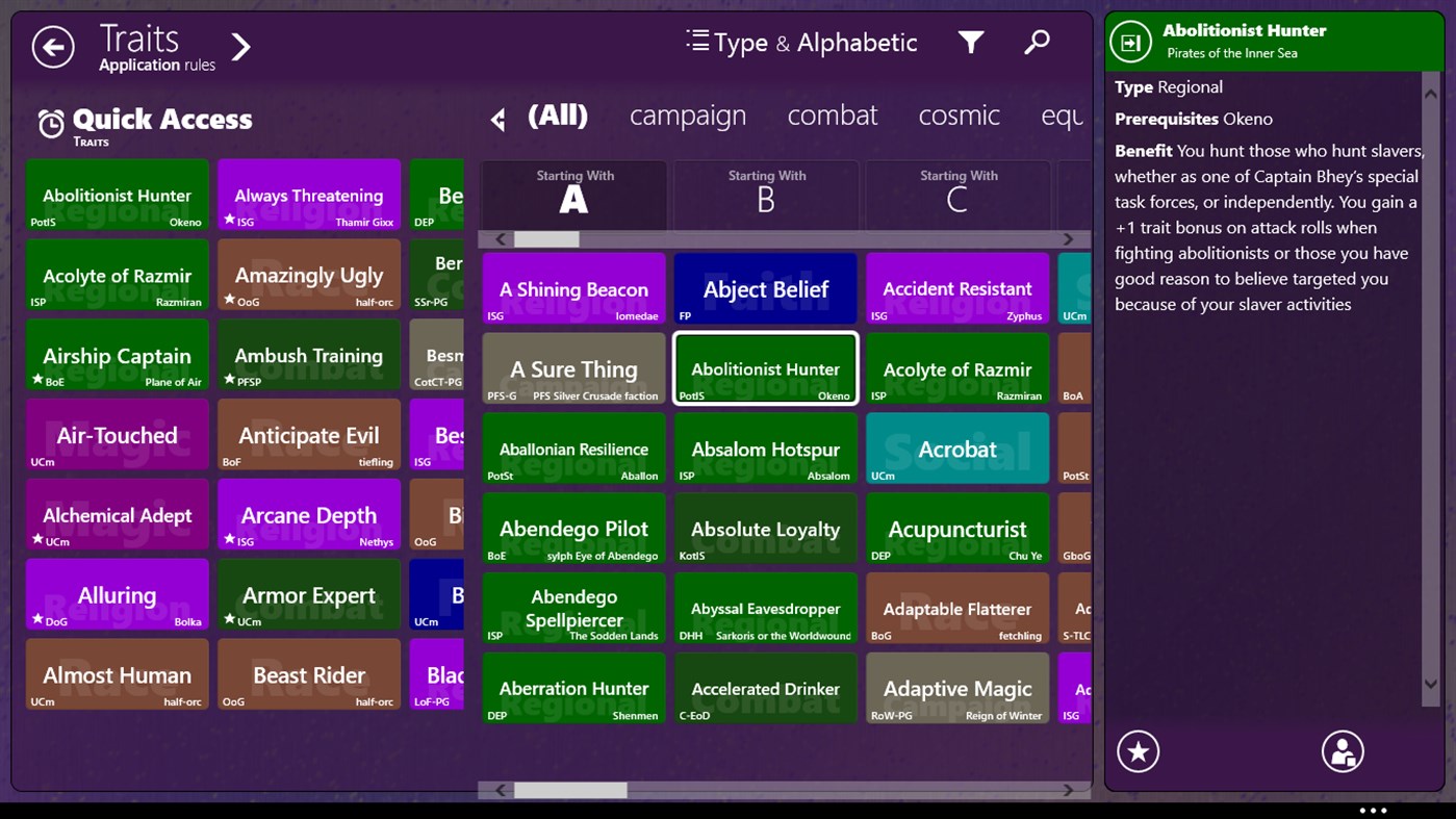 #3. OGL Trait Browser (Windows) Bởi: Merlin's Workshop