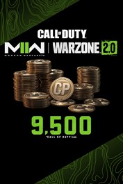 9500 نقطة من نقاط Modern Warfare® II أو Call of Duty®: Warzone™ 2.0