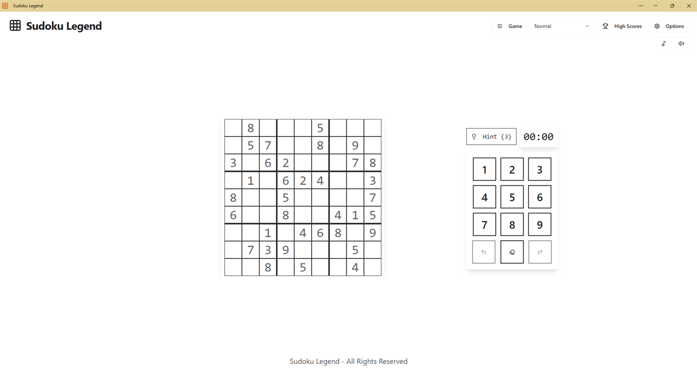 #3. Sudoku Legend (Windows) By: Heliognr