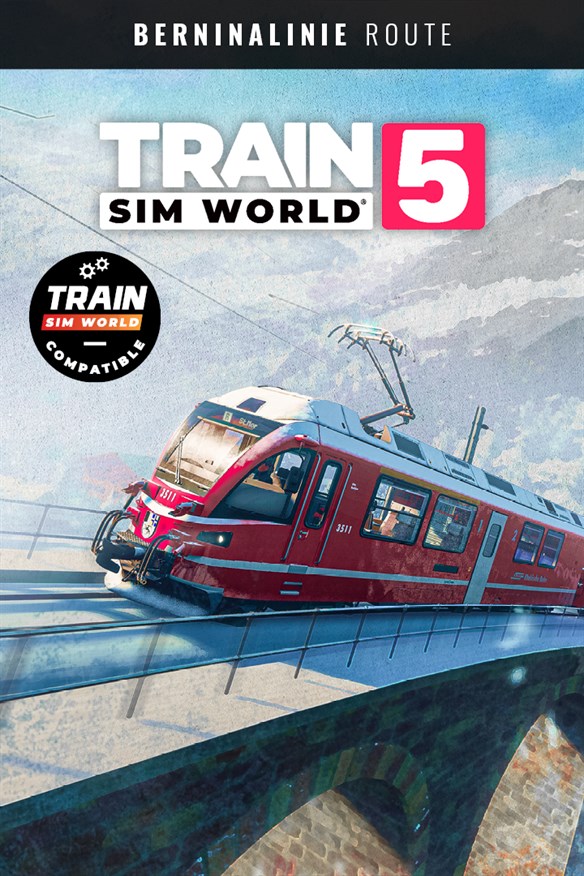 Train Sim World 5: Berninalinie: Tirano - Ospizio Bernina Route Add-On Xbox Series X|S and Xbox One cover art