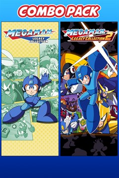 Cover poster for Mega Man Legacy Collection 1 & 2 Combo Pack