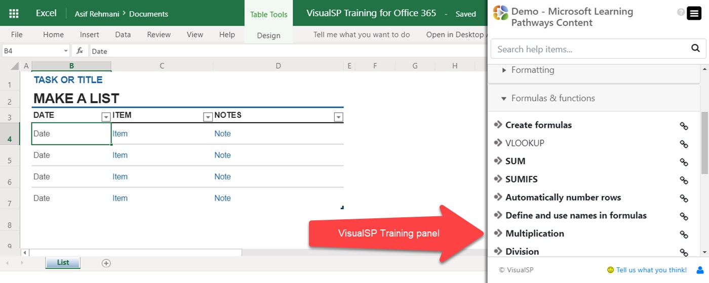 VisualSP Training for Microsoft 365 marquee promo image