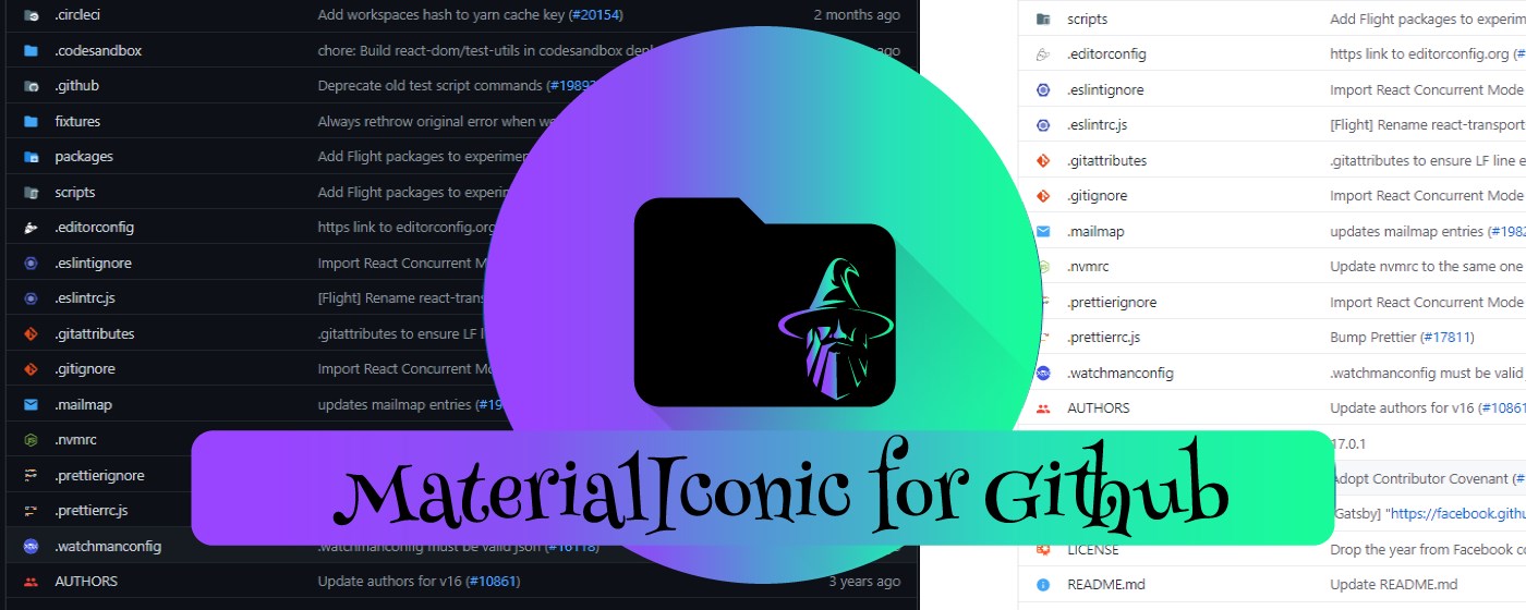 MaterialIconic for GitHub marquee promo image