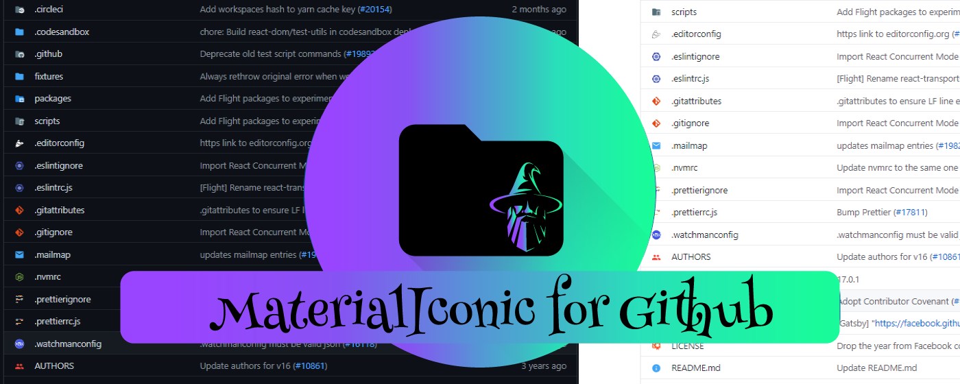 MaterialIconic for GitHub