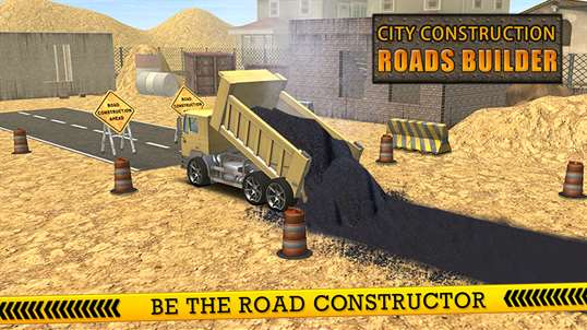 City Construction Roads Builder 3D - Excavator Sim screenshot 2