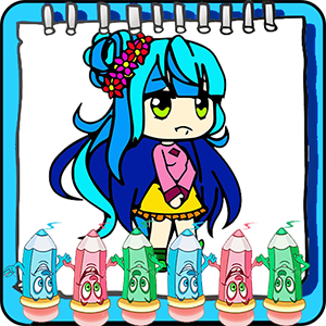Gacha Life Coloring Book for All Ages