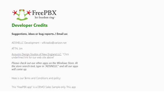 FreePBX Admin Sales Brochure Windows 8.1 screenshot 6