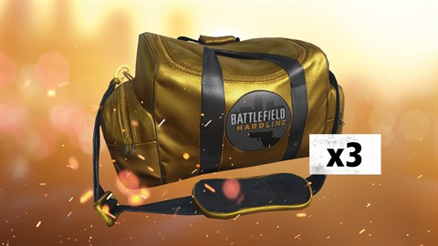 3 Battlefield Hardline Gold Battlepacks