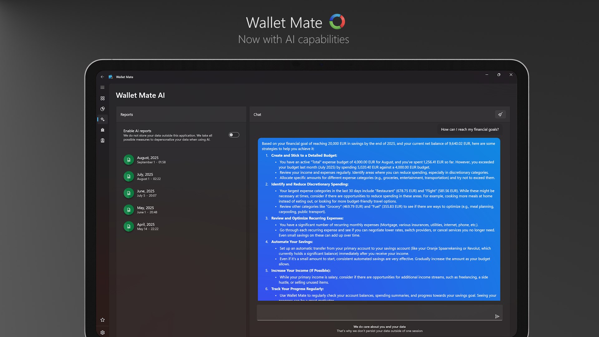 Wallet Mate AI - Free download and install on Windows | Microsoft Store