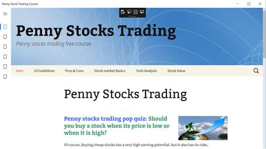 Penny Stock Trading Course screenshot 1