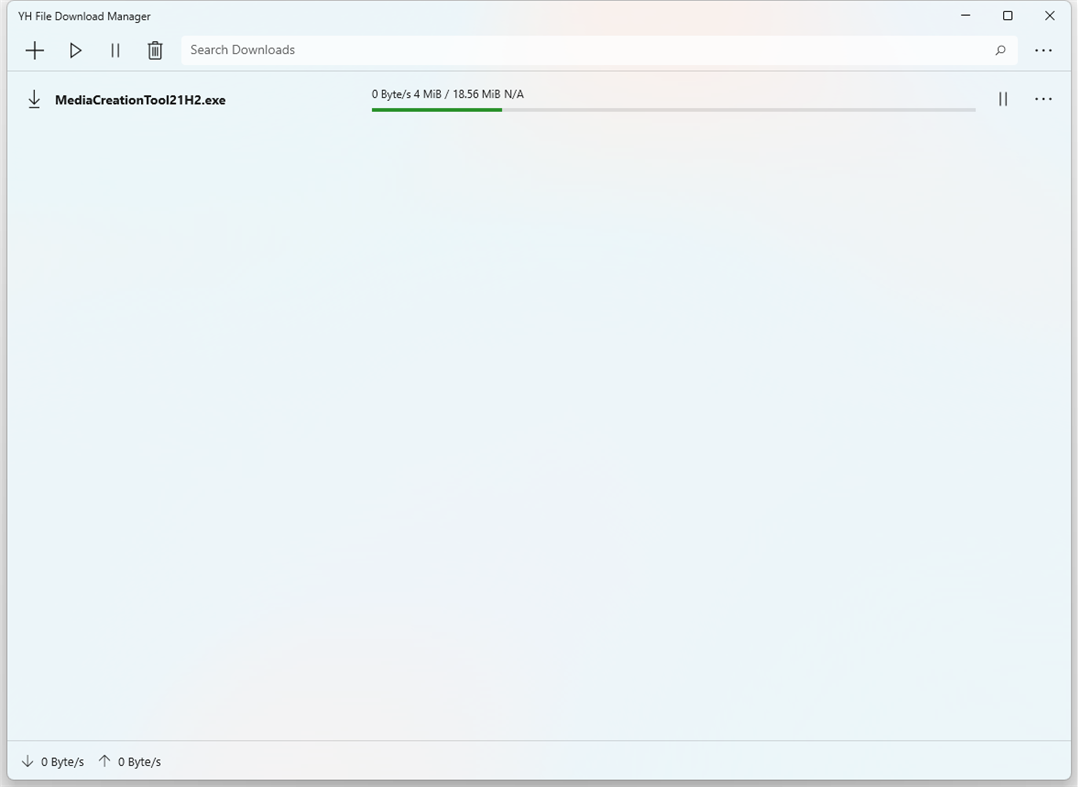 #2. YH File Download Manager (Windows) De: YH Software
