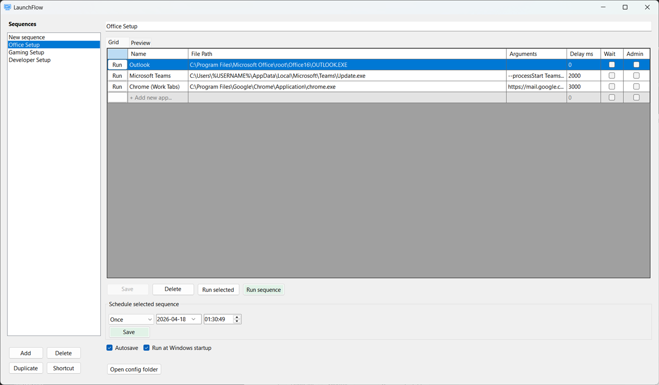 #4. LaunchFlow (Windows) Ved: stargazer07